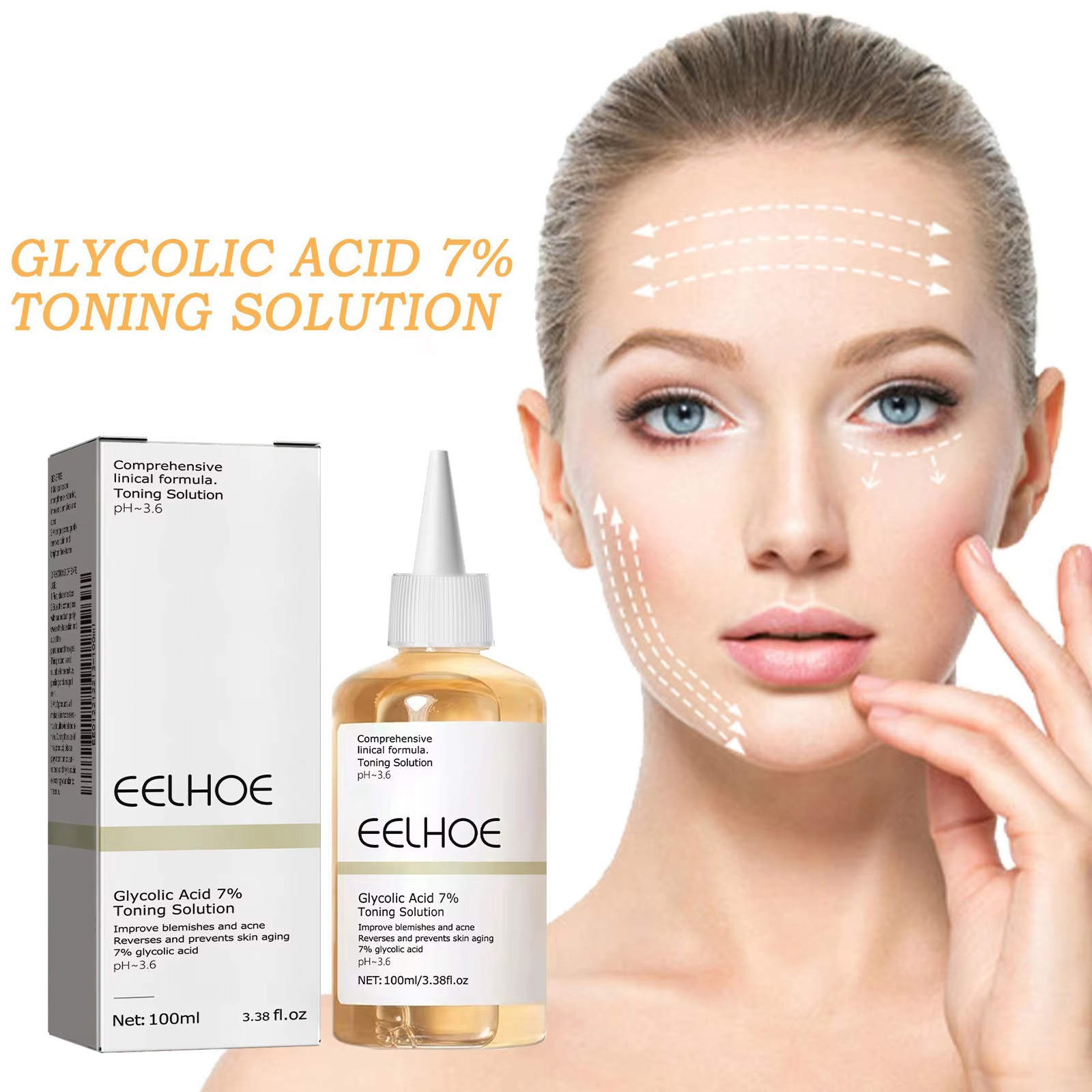 Glycolic Acid Exfoliant - Larutan Toner Asam Glikolat 7% Pengelupas