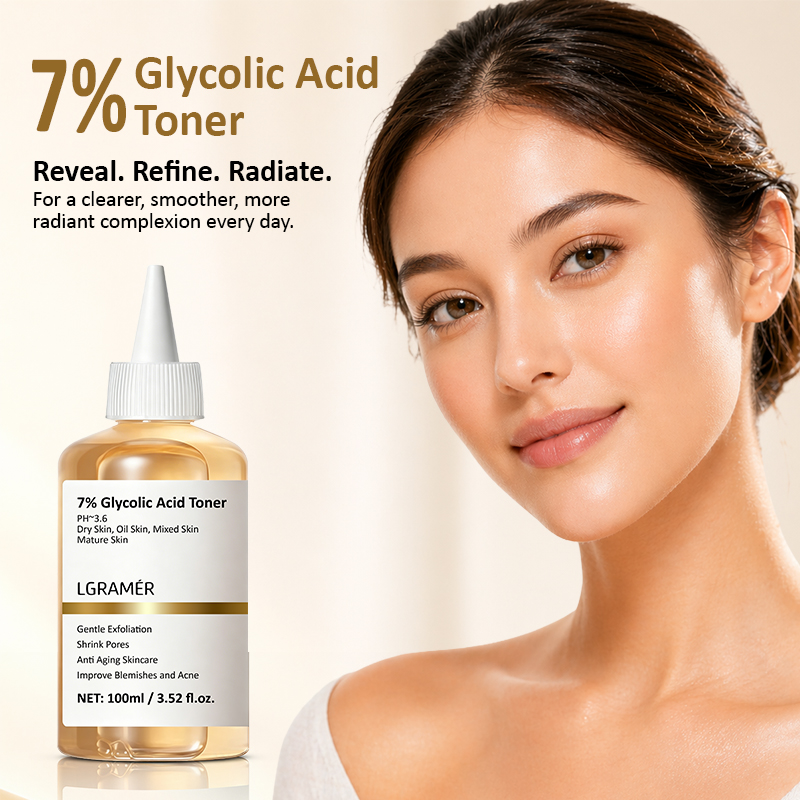 Glycolic Acid Exfoliant - 100ml Toner Wajah Eksfoliasi, Toner Eksfoliasi