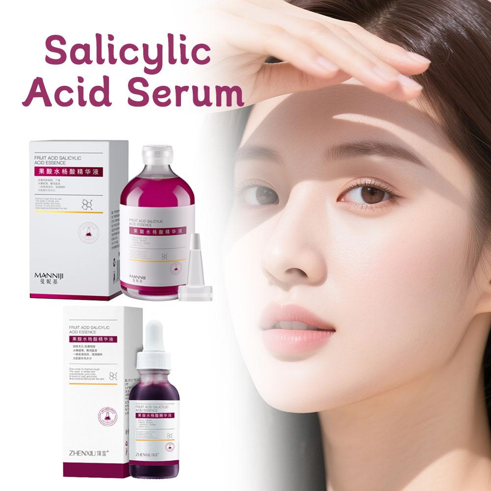 Glycolic Acid Exfoliant - Serum Asam Salisilat Mengecilkan Pori-pori, Melembapkan,