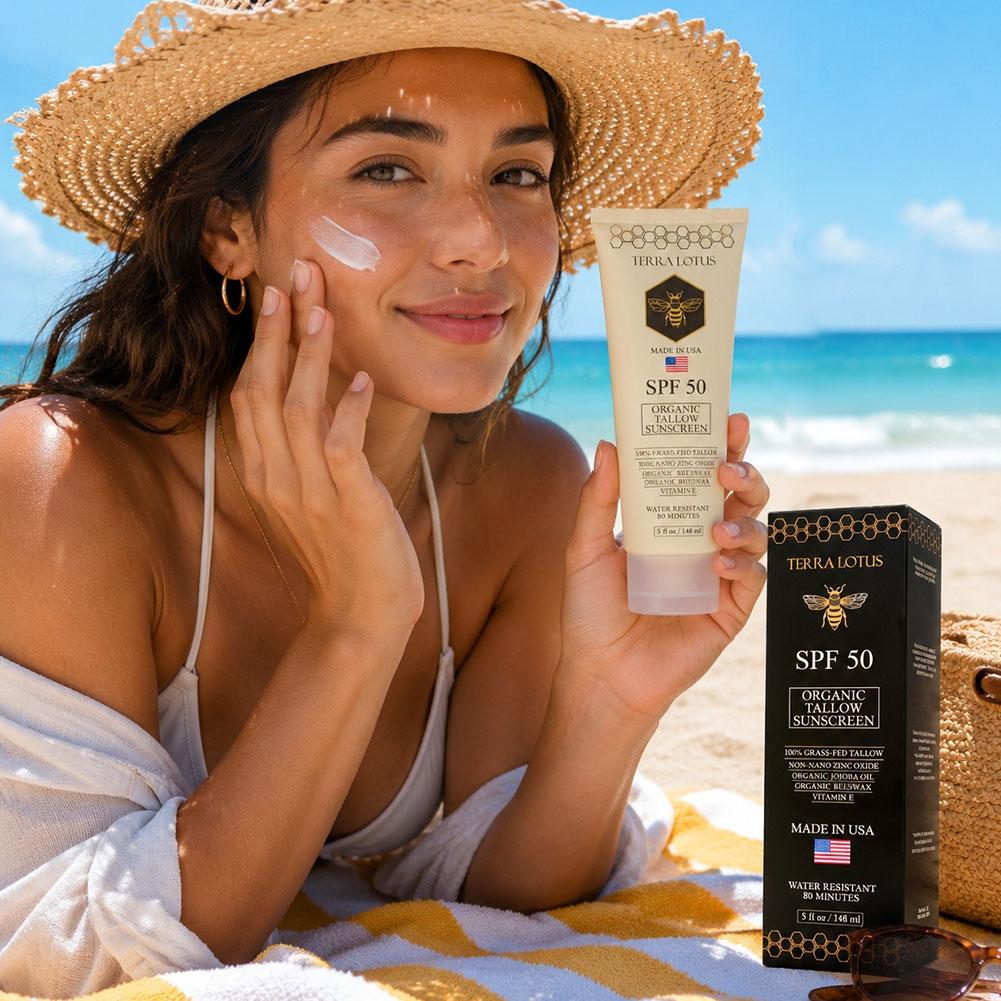 Terra Lotus SPF50 Tabir Surya  - Physical Sunscreen Mineral ulasan dan harga