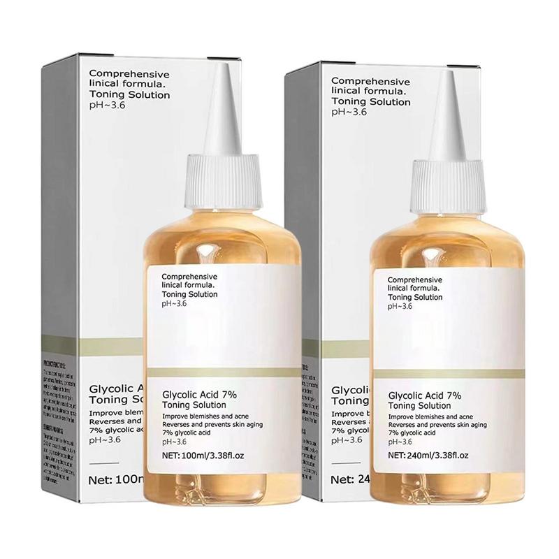 Toner Wajah Eksfoliasi, esensi - Glycolic Acid Exfoliant ulasan dan harga