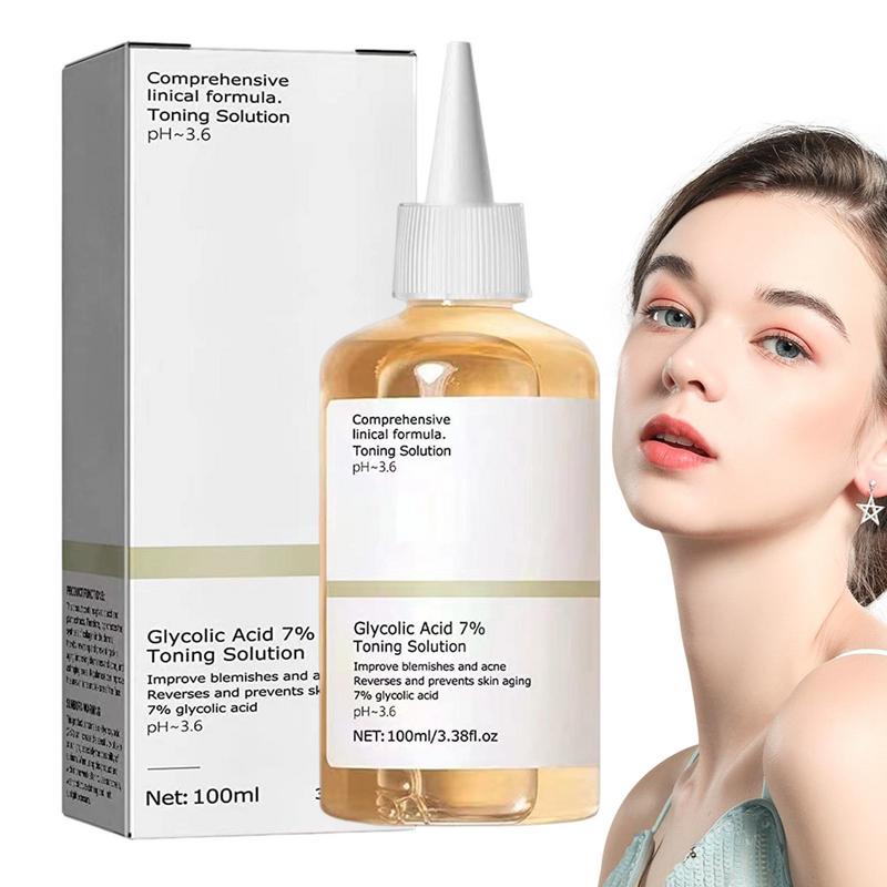 Toner Wajah Eksfoliasi, esensi - Glycolic Acid Exfoliant ulasan dan harga