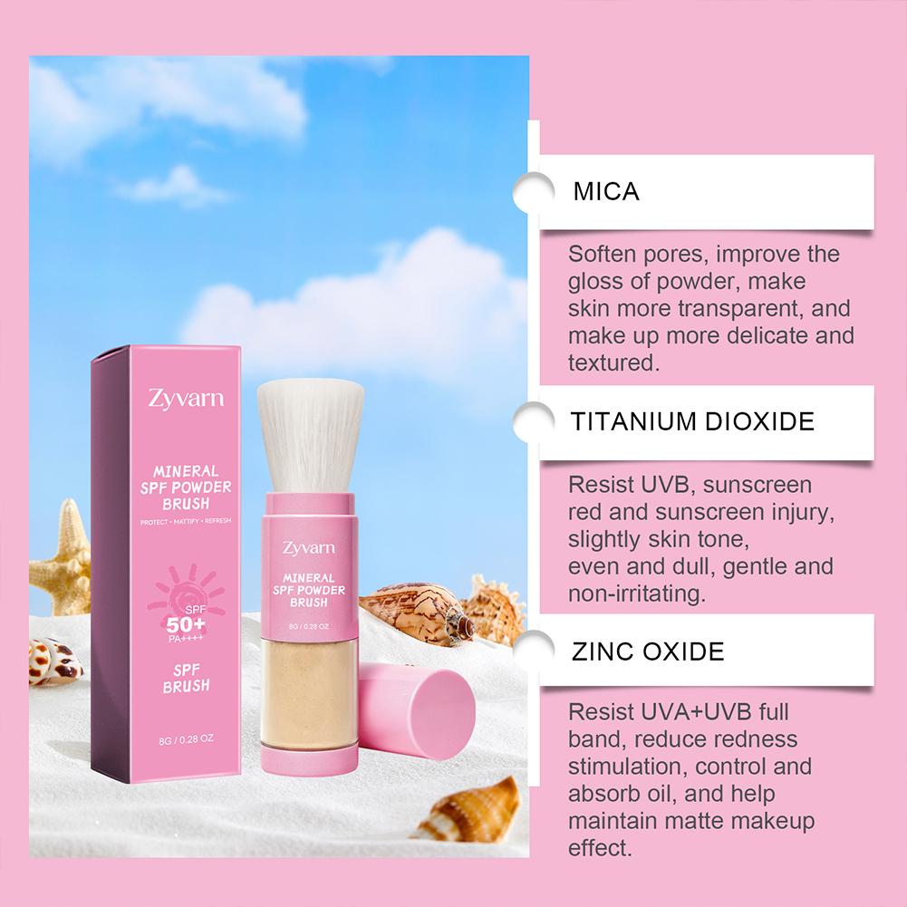 Bedak Tabir Surya Fisik 8g SPF - Physical Sunscreen Mineral ulasan dan harga