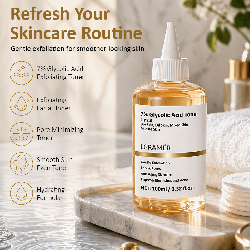 100ml Toner Wajah Eksfoliasi,  - Glycolic Acid Exfoliant ulasan dan harga