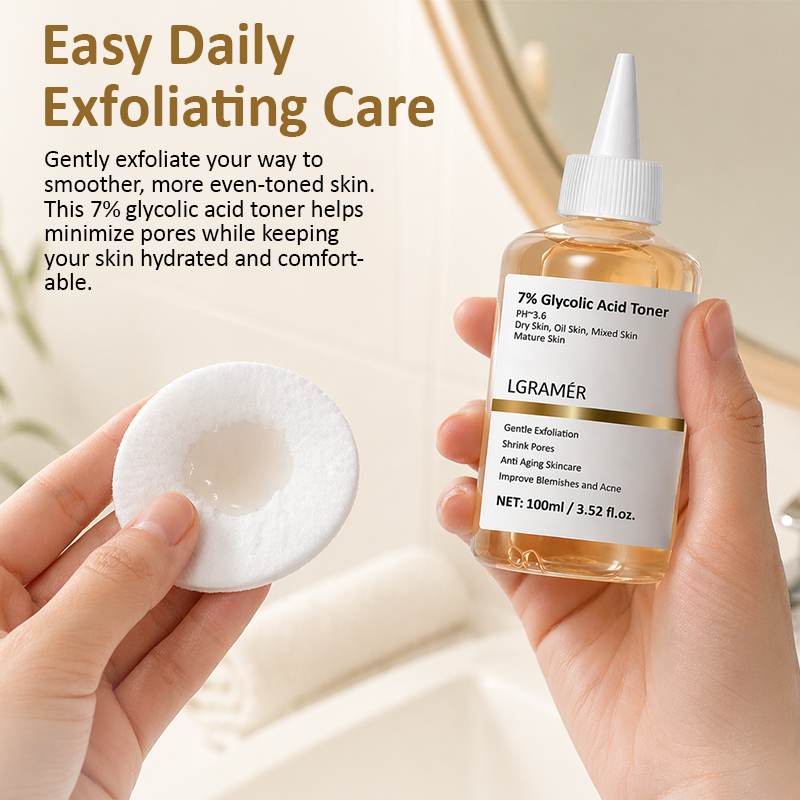 100ml Toner Wajah Eksfoliasi,  - Glycolic Acid Exfoliant ulasan dan harga