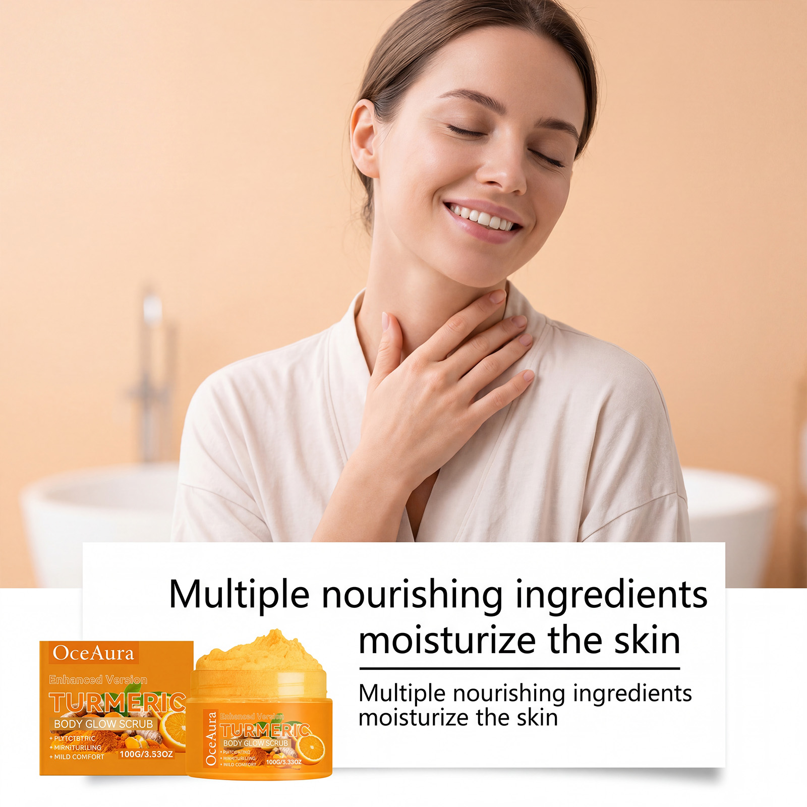 Scrub Tubuh Kunyit Pencerah ya - Skincare Glow ulasan dan harga