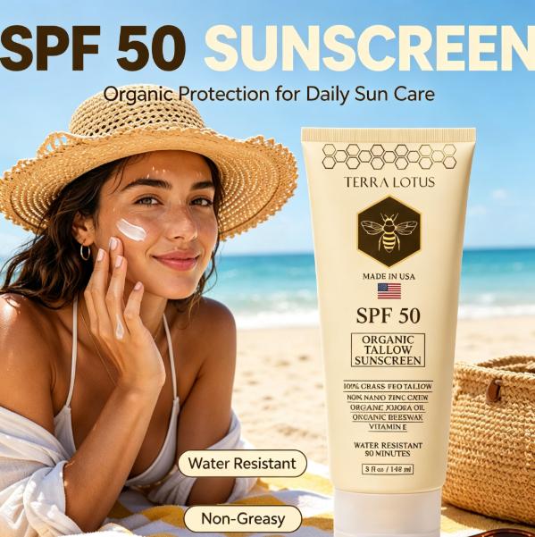 148ml SPF50 Tabir Surya Minera - Physical Sunscreen Mineral ulasan dan harga