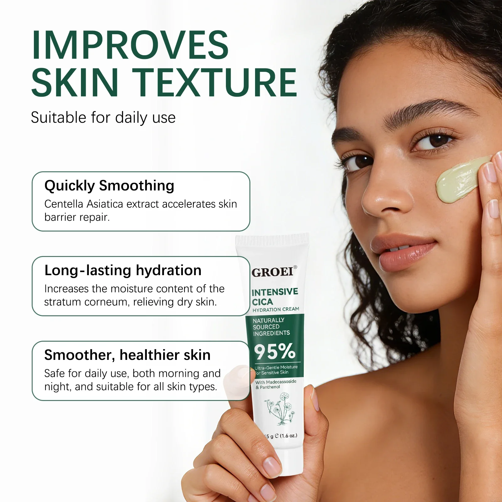 GROEI Krim Pelembap Rumput Sal - Skincare Glow ulasan dan harga