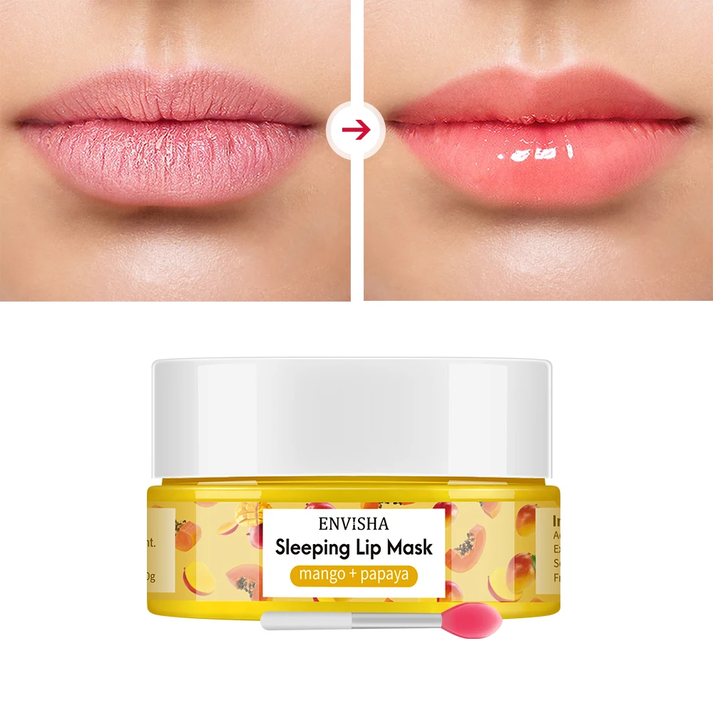 Enisha masker bibir perawatan  - Glycolic Acid Exfoliant ulasan dan harga
