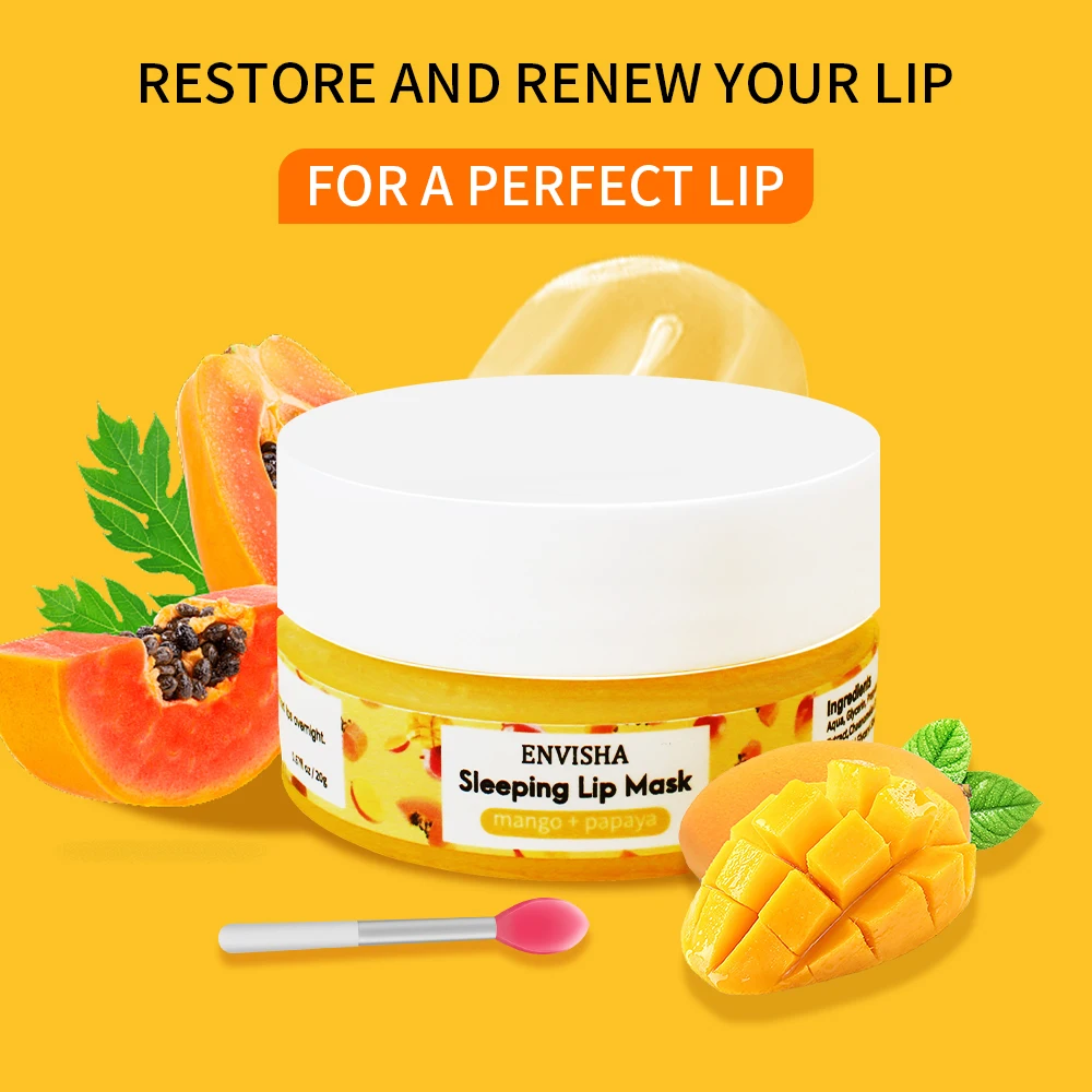 Enisha masker bibir perawatan  - Glycolic Acid Exfoliant ulasan dan harga