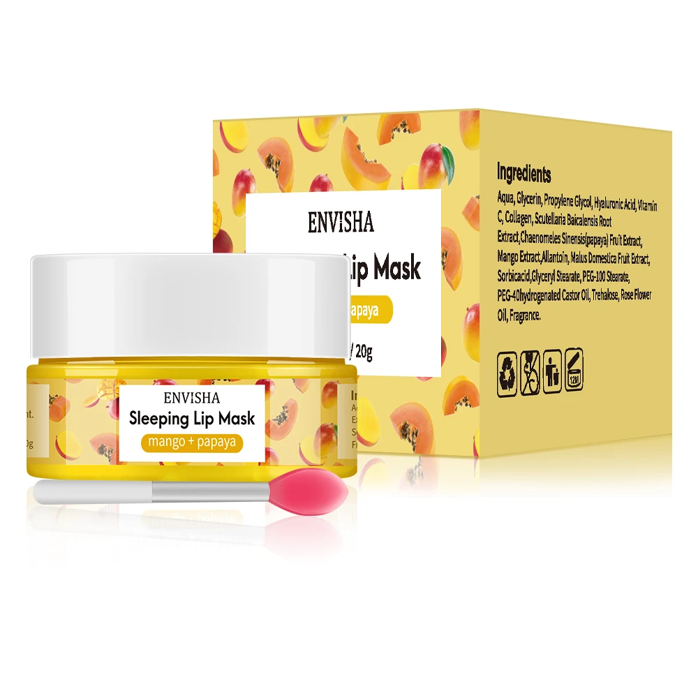 Enisha masker bibir perawatan  - Glycolic Acid Exfoliant ulasan dan harga