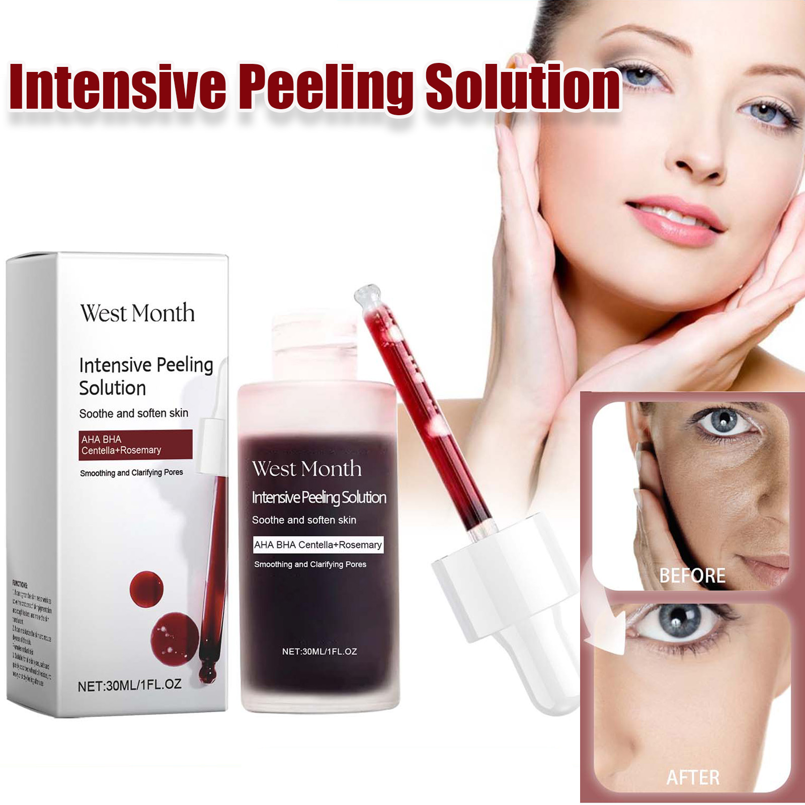 Serum Wajah Pengelupas Anti Je - Glycolic Acid Exfoliant ulasan dan harga