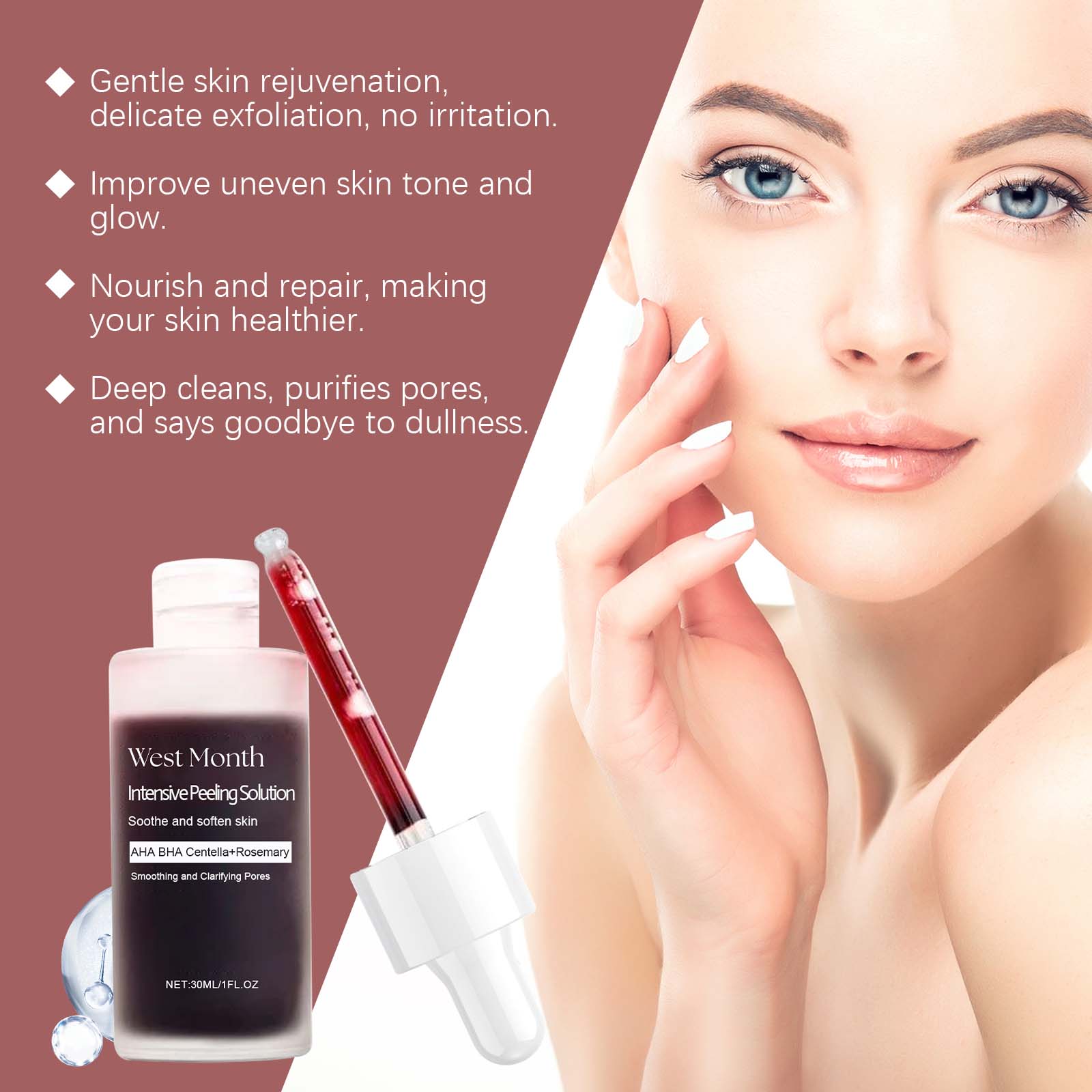 Serum Wajah Pengelupas Anti Je - Glycolic Acid Exfoliant ulasan dan harga