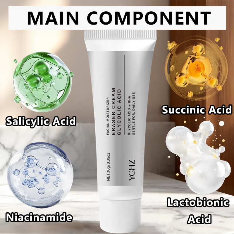 Krim Gel Pelembap Mengandung A - Glycolic Acid Exfoliant ulasan dan harga