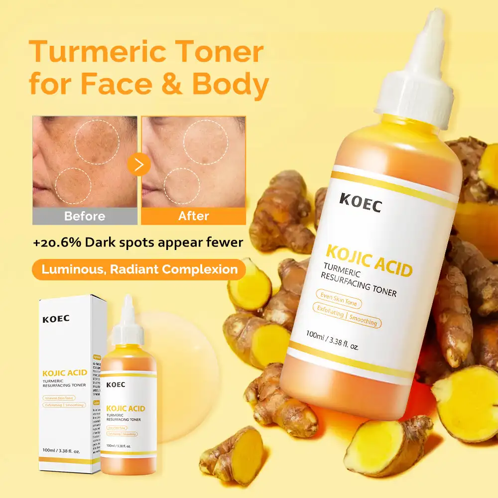 100ml KOEC Kojic Acid Turmeric - Glycolic Acid Exfoliant ulasan dan harga